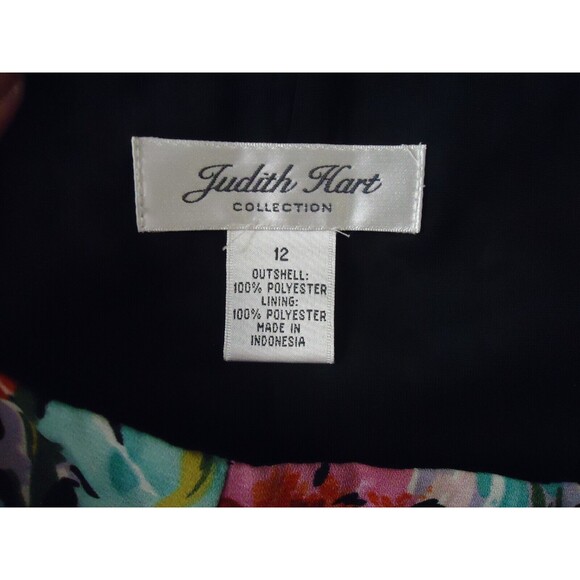 Judith Hart Collection Maxi Line Aline Skirt Multicolored Floral Print Size 12 - Picture 3 of 7